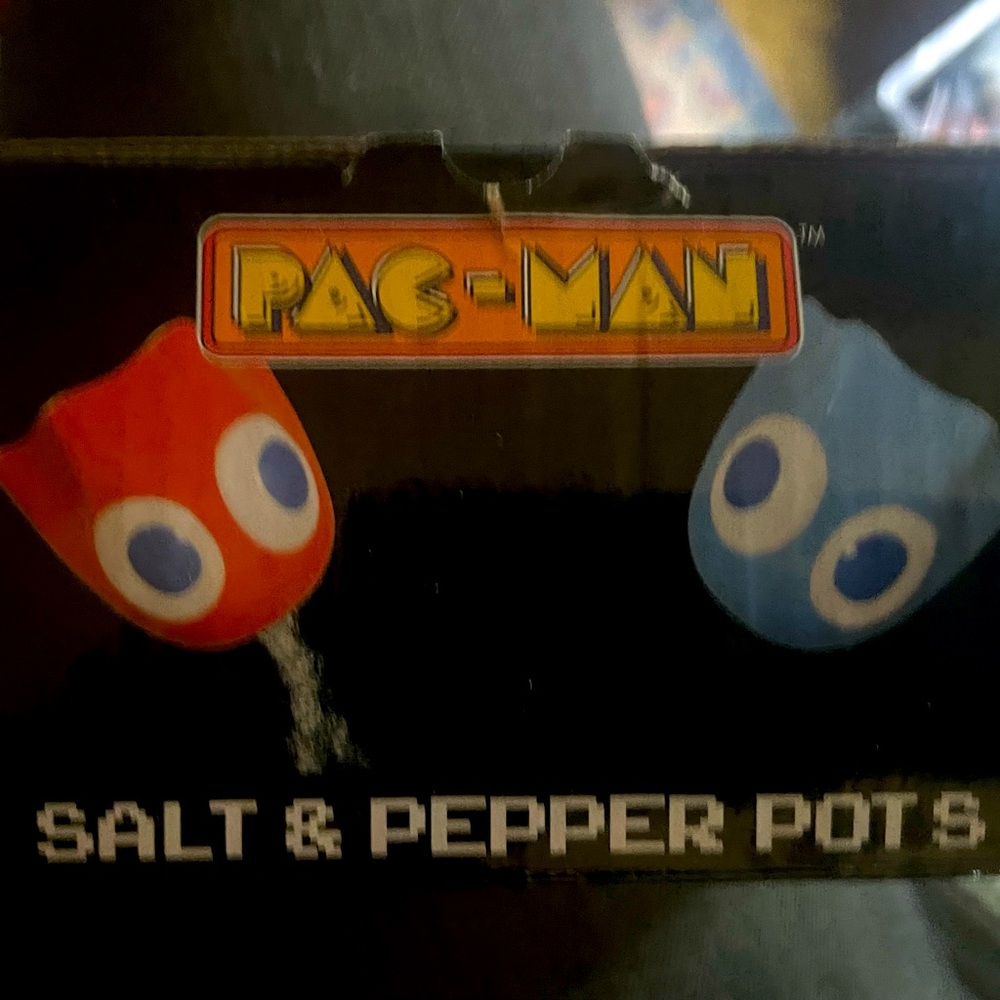 PAC Man salt and pepper shakers